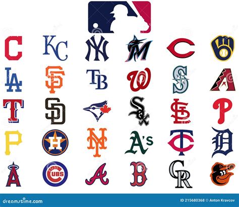 logotipos de equipos de béisbol.